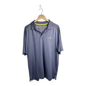 Pebble Beach Dry-Luxe Performance Short Sleeve‎ Polo Shirt Men's Size Large Golf